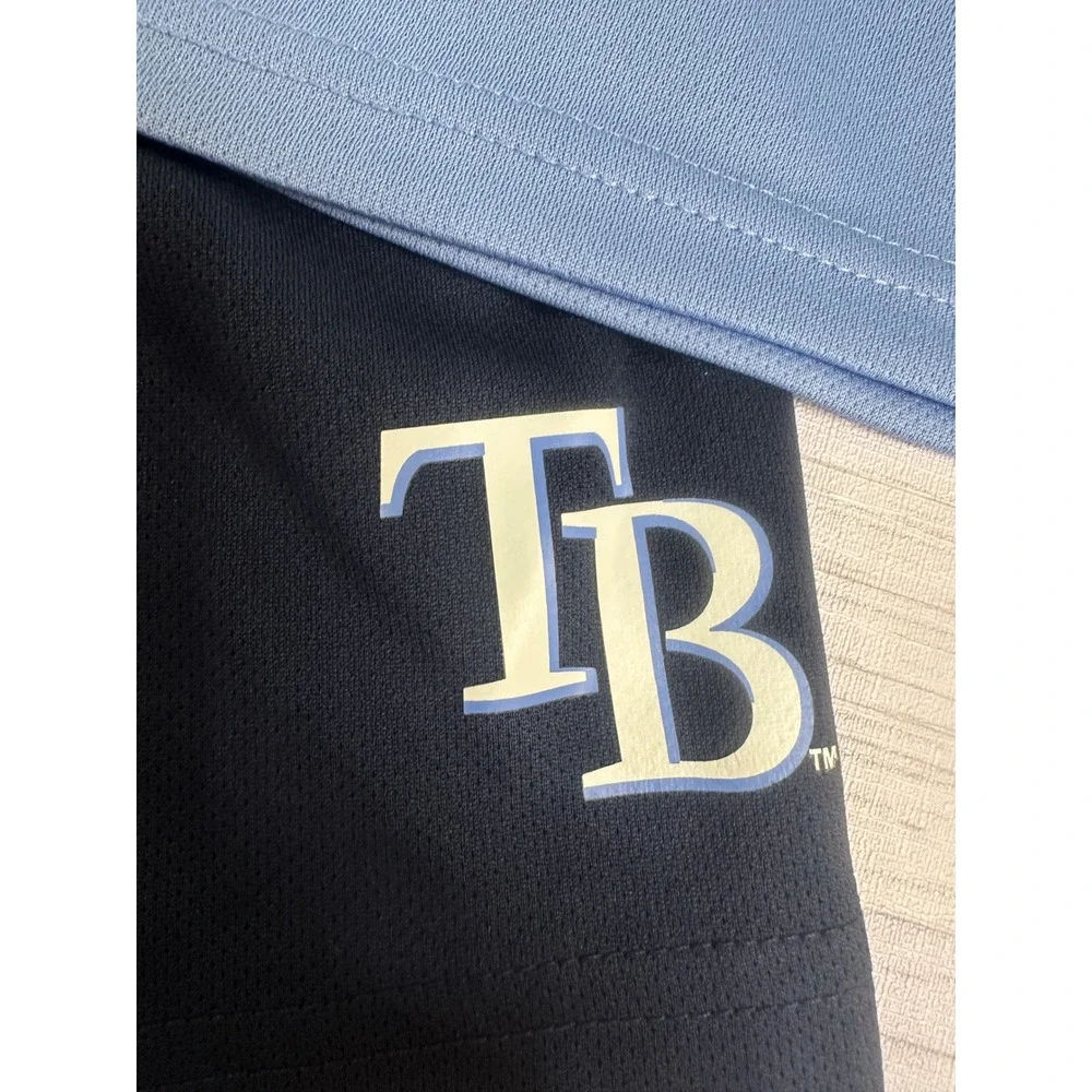 MLB Tampa Bay Rays Toddler Boys 3T Shirt and Shorts Set Blue Navy New with Tags